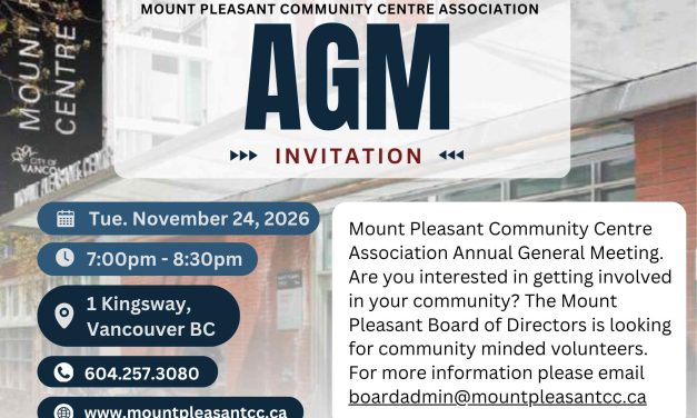 Join us: MPCCA AGM – Nov 24