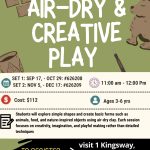 Air-Dry Clay & Creative Play with Golnaz Ages 3-6 yrs