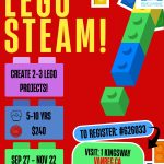Lego Steam Ages 5-10 yrs