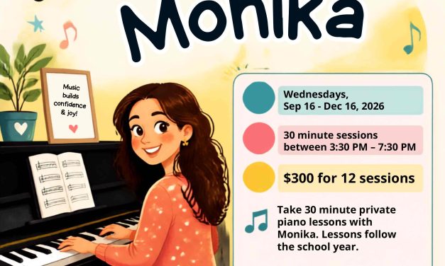 Piano with Monika -Wednesdays