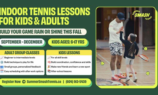 Indoor Tennis Lessons with Summer Smash